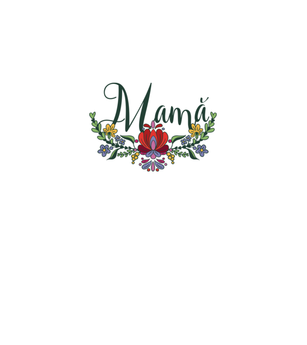 Mamă model albastru deschis pe tricou