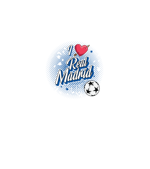Popart RealMadrid model negru pe tricou