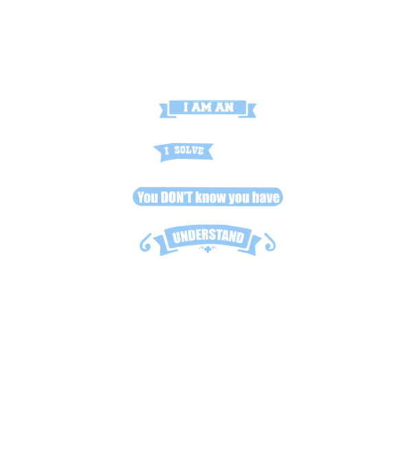 I am an accountant I solve problems model negru pe tricou