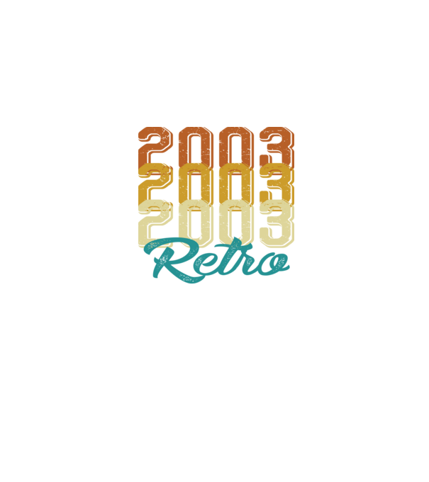 Retro 2003 model albastru jeanși pe tricou