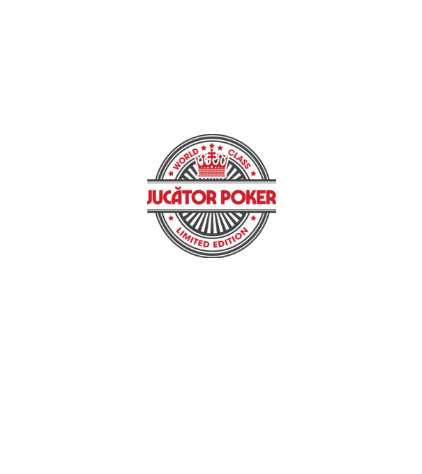 jucător poker model alb pe tricou