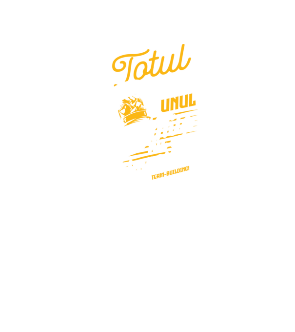 Totul este dificil pentru unul, dar nimic nu este imposibil pentru mulți! Team-building model negru pe tricou
