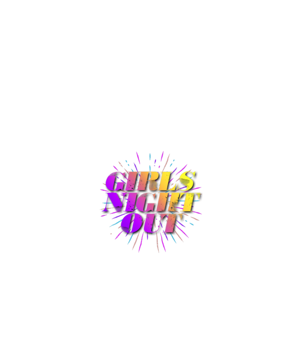 Girls Night Out model albastru închis pe tricou