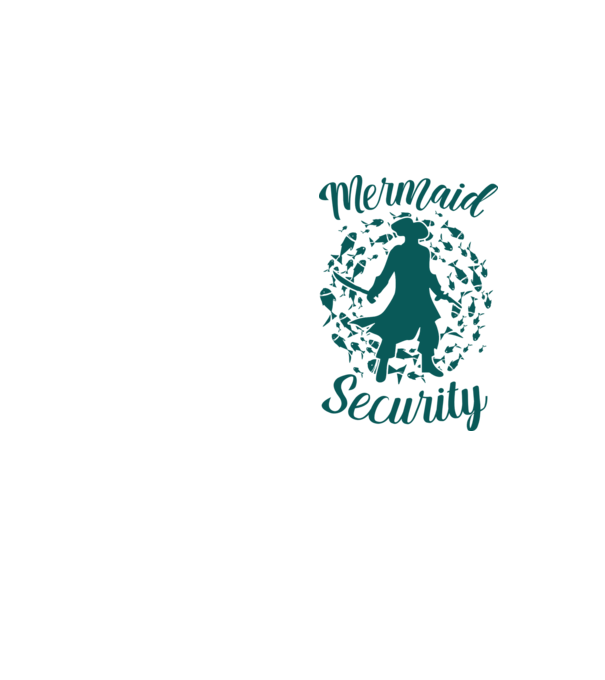 Mermaid Security boys model galben neon pe tricou