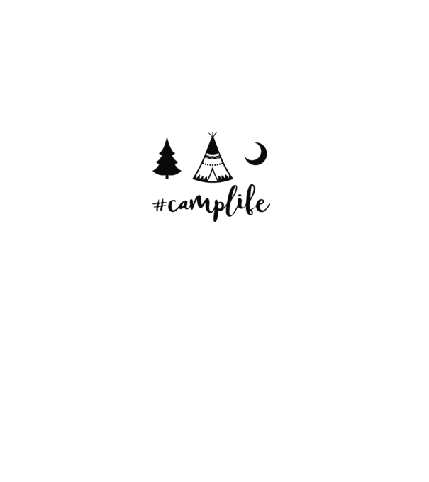 camplife model gri pe tricou