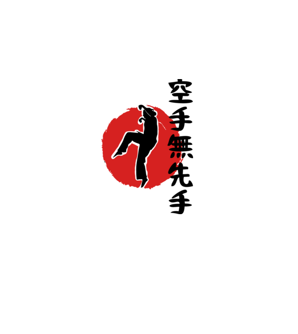 Larusso training japan model alb pe tricou