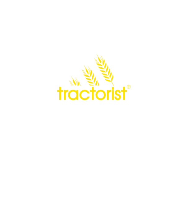 tractorist model negru pe tricou