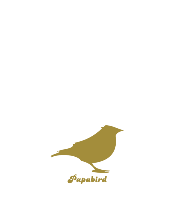 Papa bird model negru pe tricou