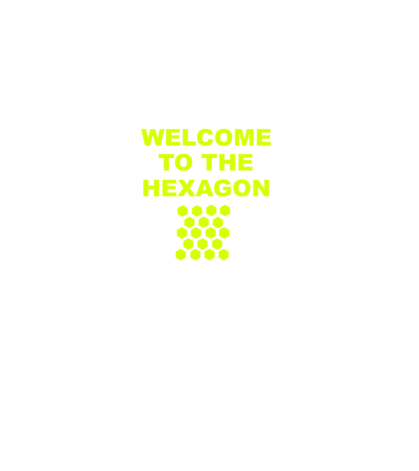 Welcome to the hexagon model gri pe tricou