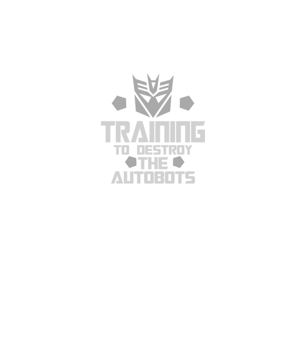 Training to destroy the autobots model negru pe tricou