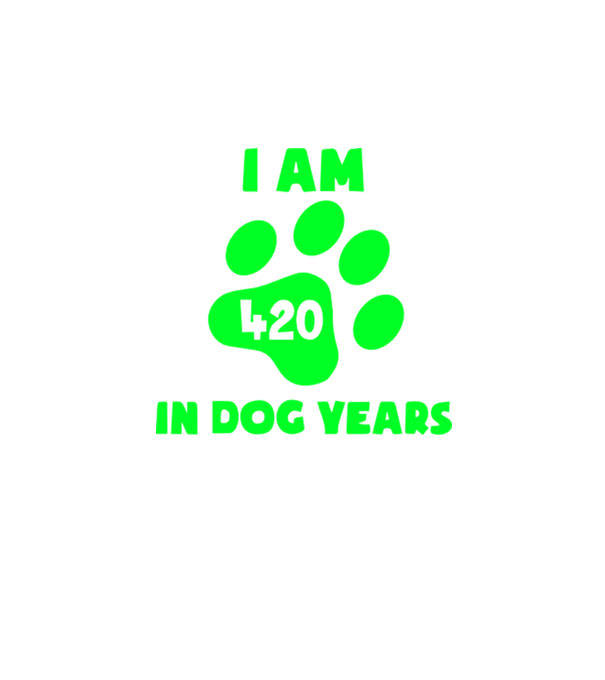Dog Year - 420 model gri închis pe tricou