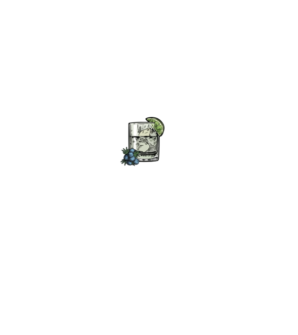 Let the fun be gin model negru pe tricou