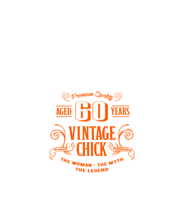 Vintage chick - 60 model negru pe tricou