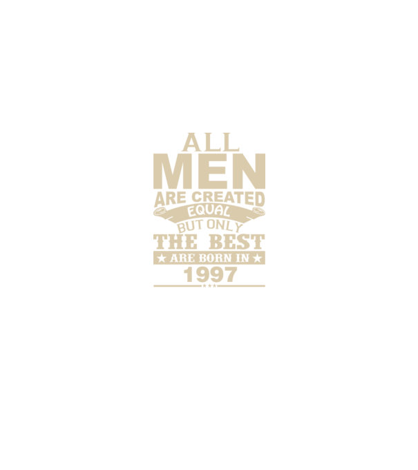All men are created - 1997 model negru pe tricou