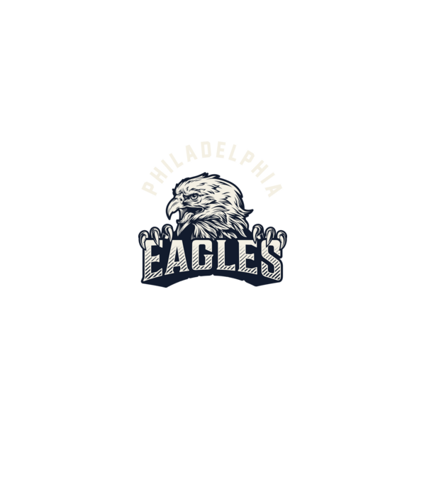 Philadelphia Eagles model alb pe tricou
