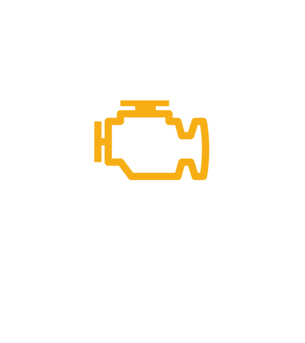 check engine model negru pe tricou