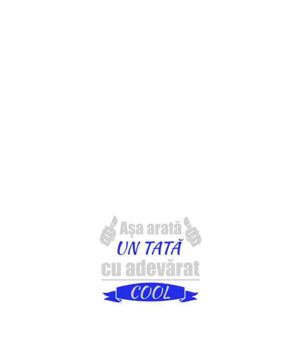 Așa arată un tată cu adevărat cool model albastru închis pe tricou