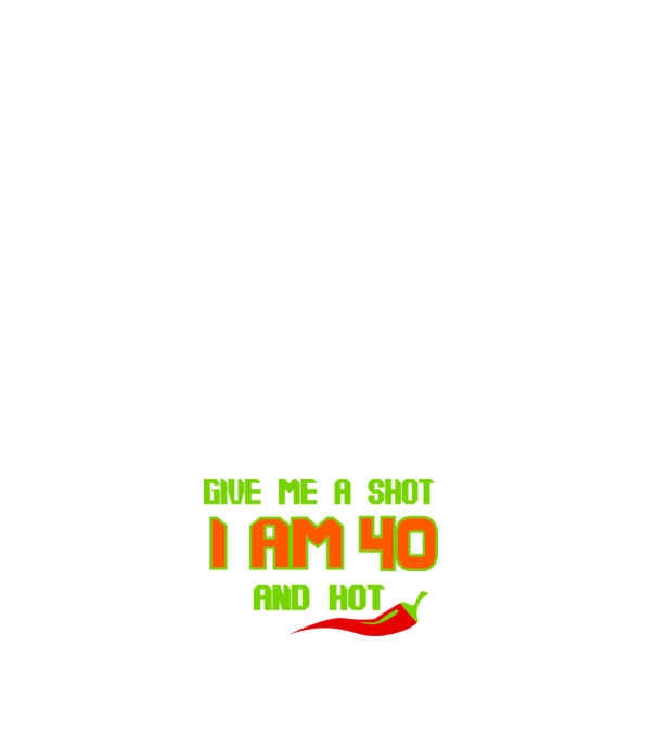 Give me a shot - 40 model negru pe tricou