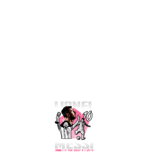 Messi tribute model albastru închis pe tricou
