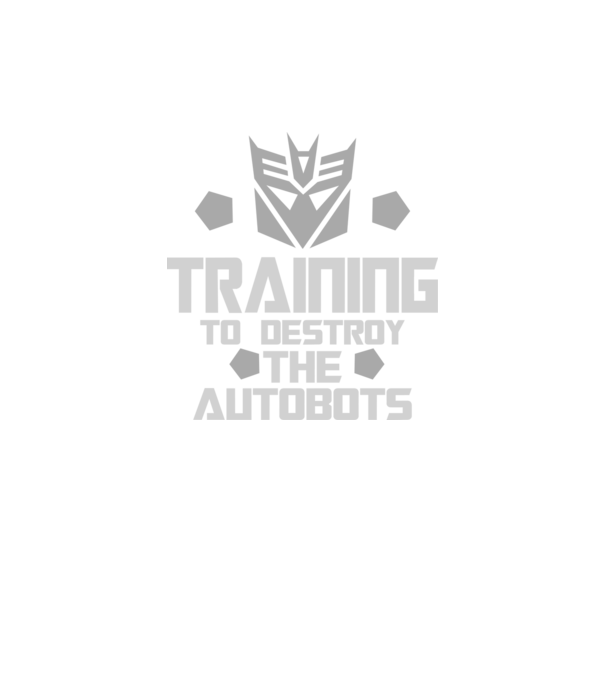 Training to destroy the autobots model verde neon pe tricou