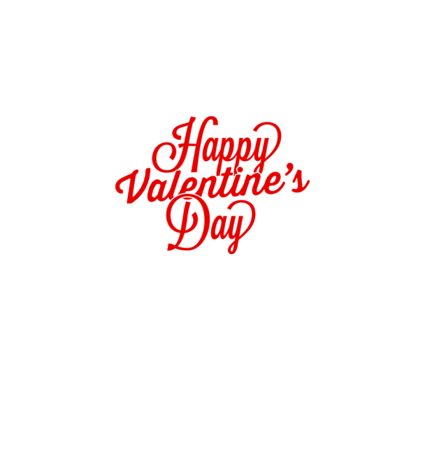 Happy Valentines day model negru pe tricou