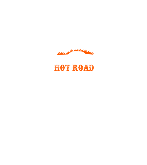 Hot road cartel model negru pe tricou