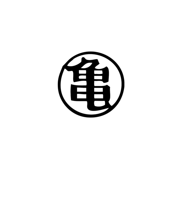 Dragon Ball Z logo model negru pe tricou