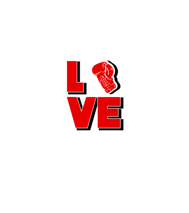 LOVE BOX model alb pe tricou