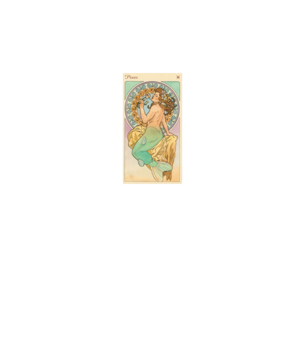 Horoscop Tarot PESTI model alb pe tricou