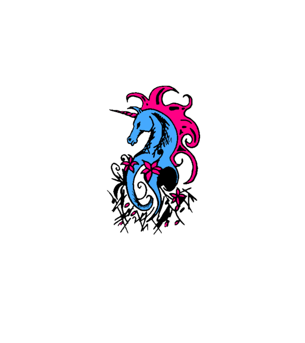pegasus model roz deschis pe tricou