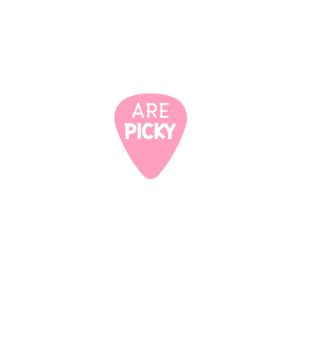 Picky model negru pe tricou