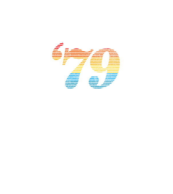 Retro Birthday 1979 model negru pe tricou