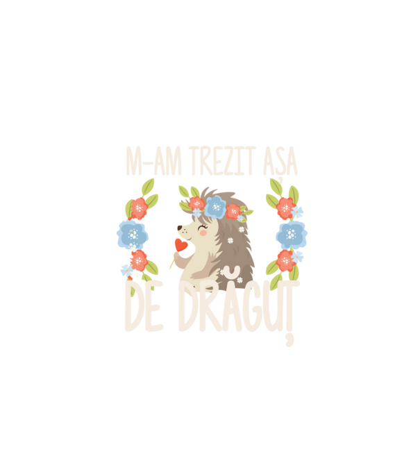M-am trezit așa de drăguț model turcoaz pe tricou
