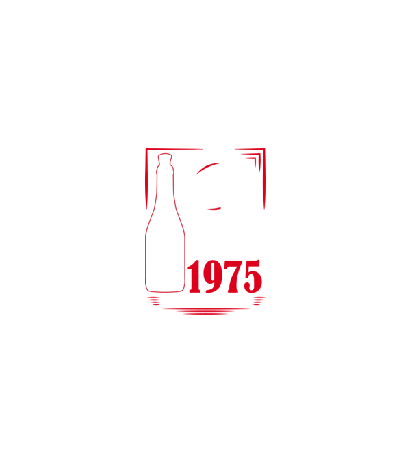 Un Vin Bun 1975 - Negru model negru pe tricou