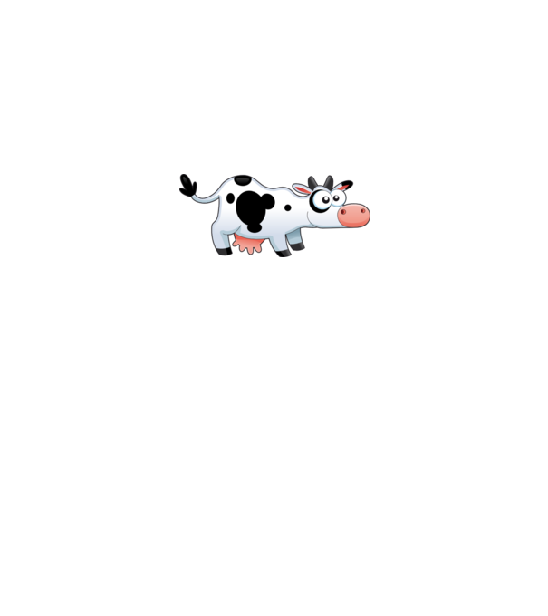 Cow model albastru regal pe tricou