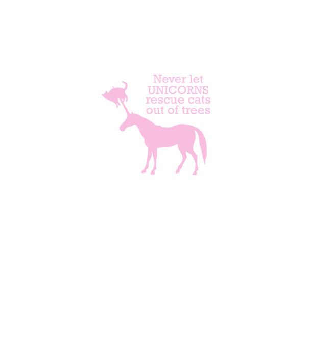 unicorn cat model negru pe tricou