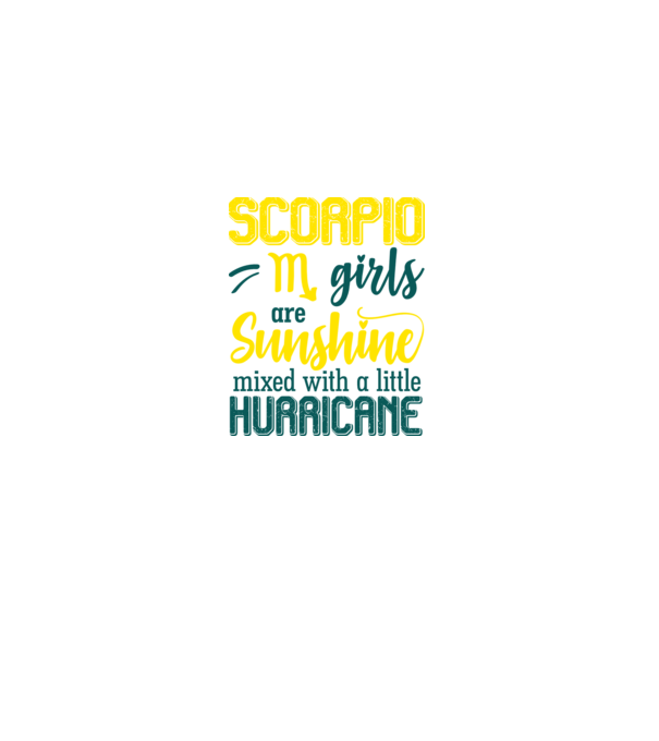 Sunshine with Hurricane SCORPIO model negru pe tricou