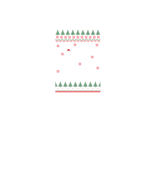 Merry Fishmas model negru pe tricou