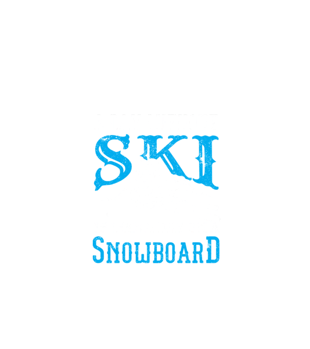 Day without SKI model negru pe tricou