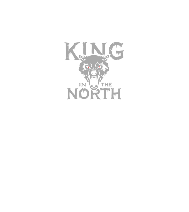 King In The Noth model gri pe tricou