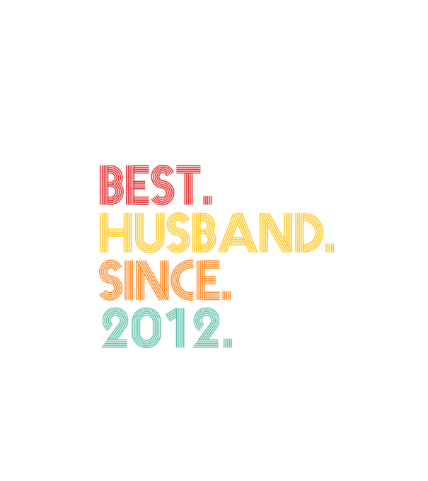 best husband since 2012 retro model negru pe tricou