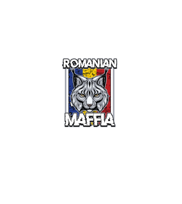 România maffia model negru pe tricou