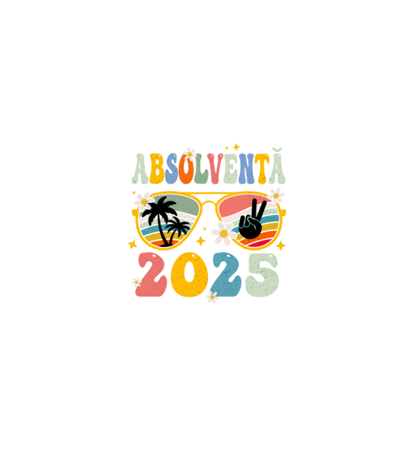 Absolventă 2025 model negru pe tricou