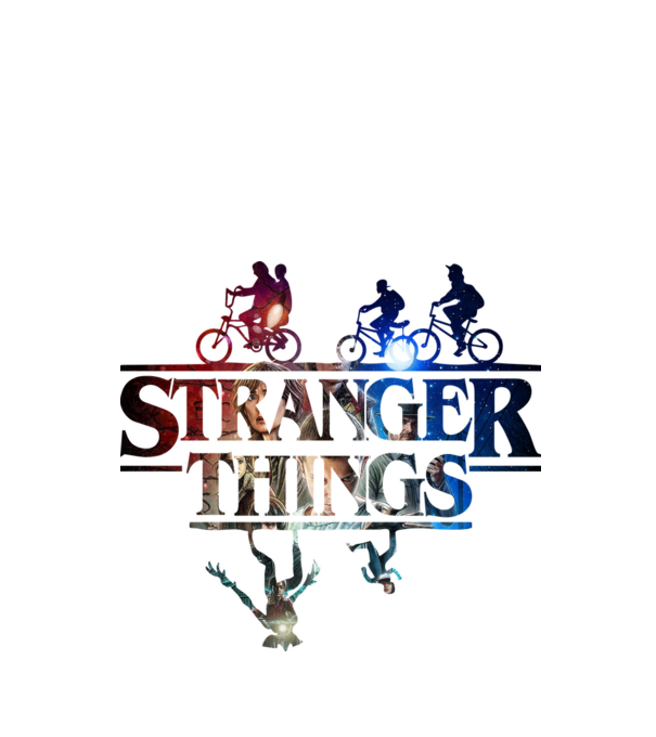 stranger things quote poster2 model alb pe tricou