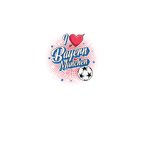 Popart Bayern model gri pe tricou