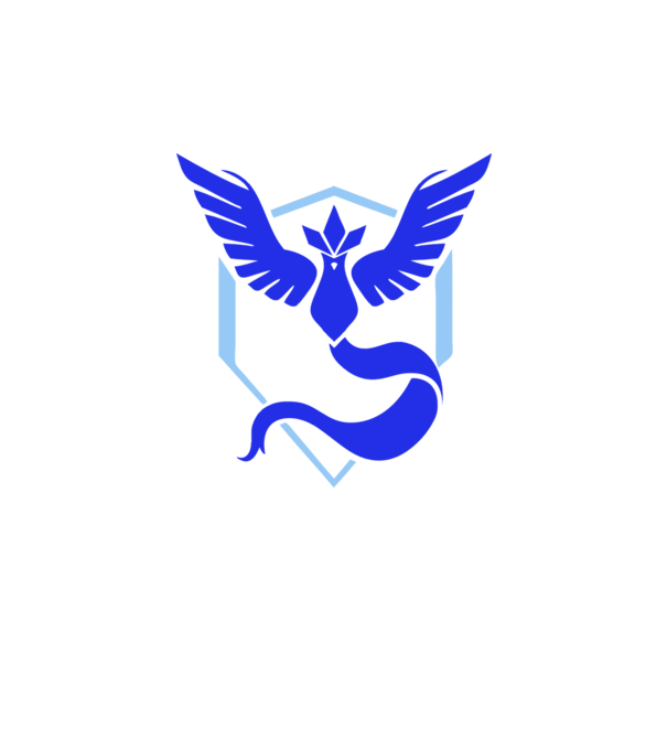 Mystic team logo model alb pe tricou