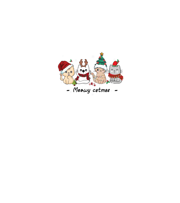 Meowy catmas 2 model roz pe tricou
