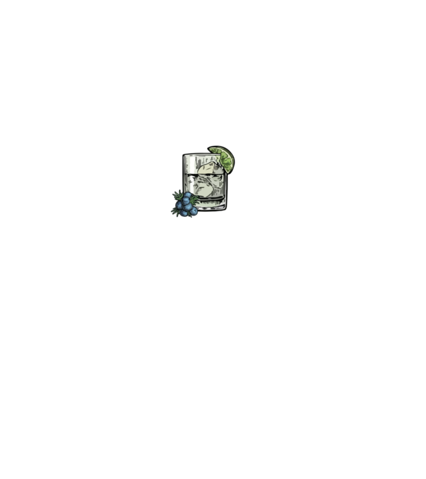 Let the fun be gin model negru pe tricou