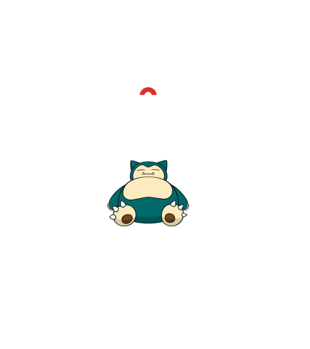 Keep Calm Snorlax model negru pe tricou