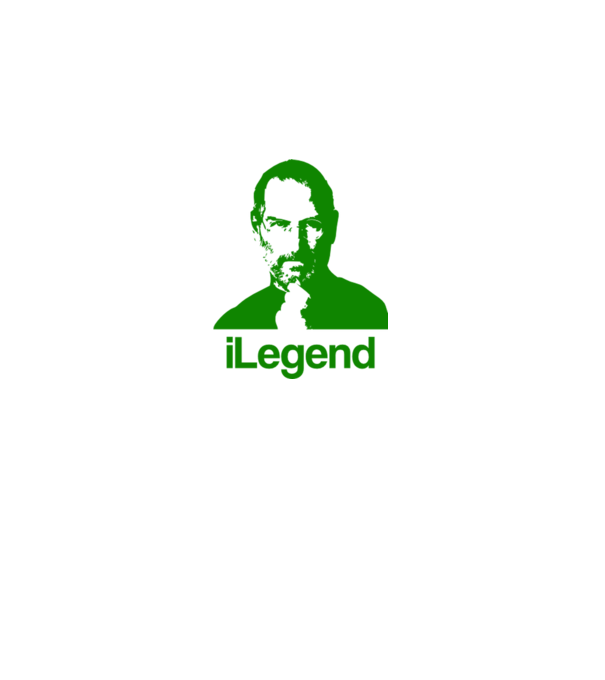iLegend Steve Jobs model alb pe tricou